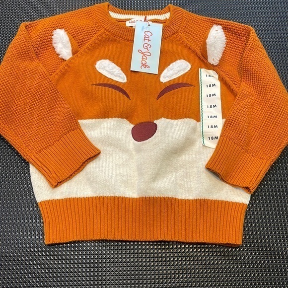 NWT Cat & Jack Baby Sweater Size 18M - Picture 1 of 6